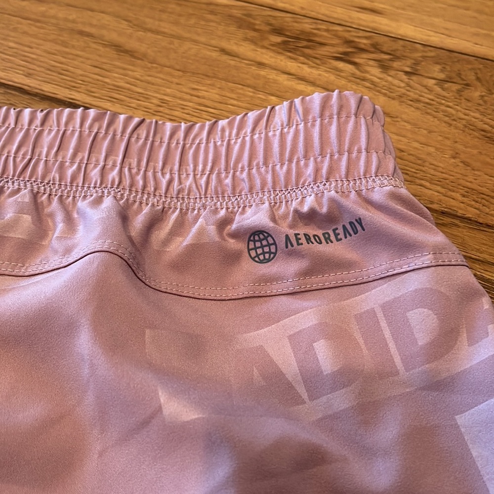 Adidas aeroready plum purple shorts. NWT - Picture 4 of 5